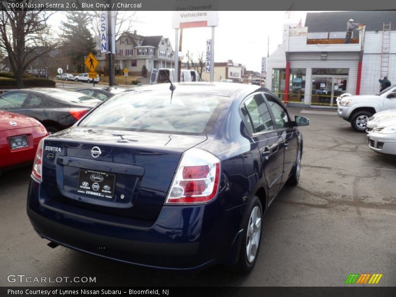 Blue Onyx / Charcoal 2009 Nissan Sentra 2.0