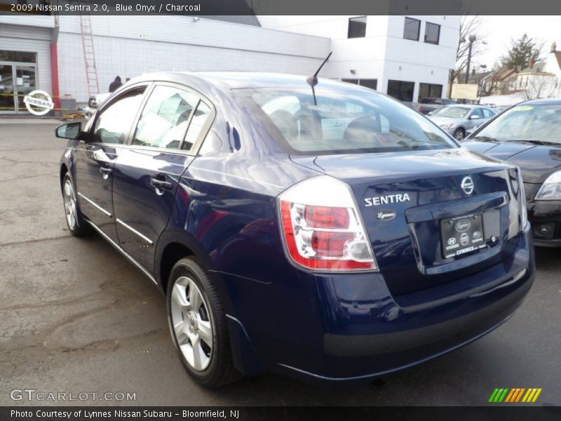 Blue Onyx / Charcoal 2009 Nissan Sentra 2.0