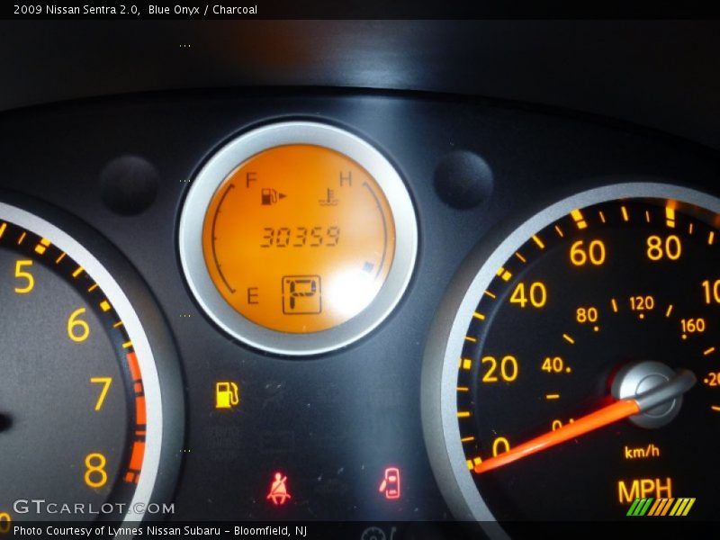 Blue Onyx / Charcoal 2009 Nissan Sentra 2.0