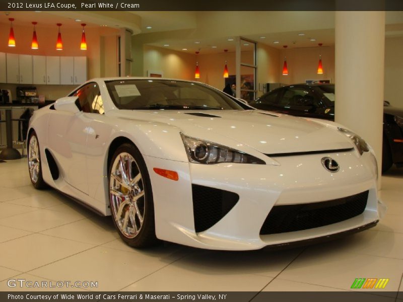 Front 3/4 View of 2012 LFA Coupe
