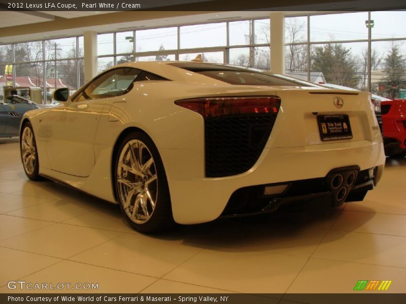 Pearl White / Cream 2012 Lexus LFA Coupe