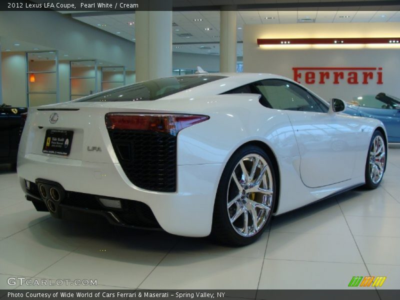Pearl White / Cream 2012 Lexus LFA Coupe