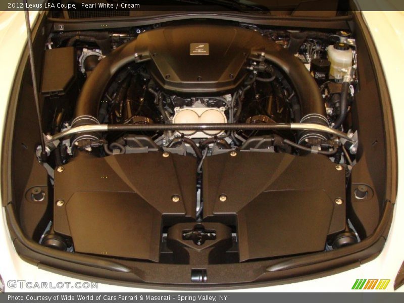  2012 LFA Coupe Engine - 4.8 Liter DOHC 40-Valve V10