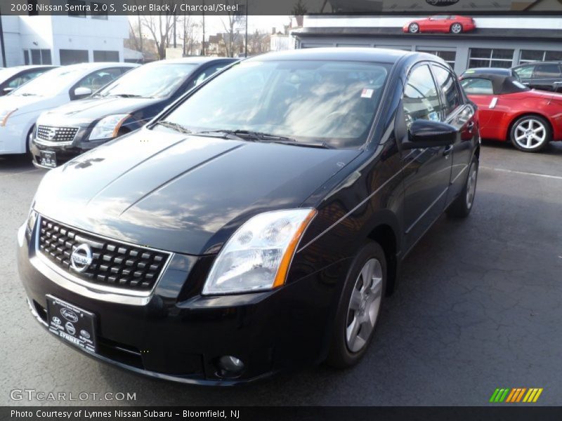 Super Black / Charcoal/Steel 2008 Nissan Sentra 2.0 S