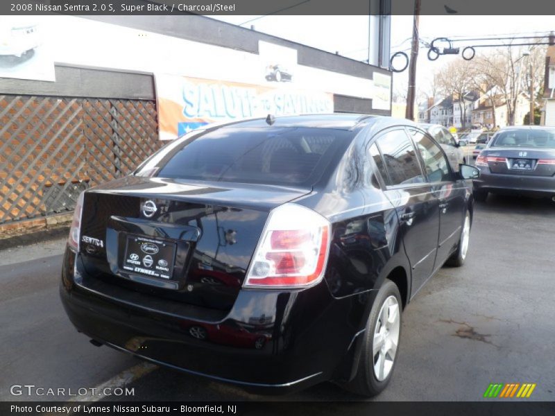 Super Black / Charcoal/Steel 2008 Nissan Sentra 2.0 S