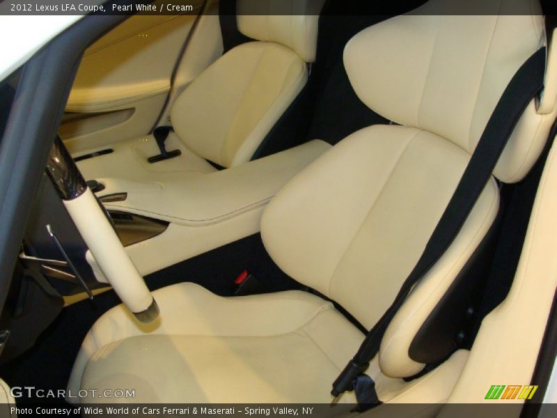  2012 LFA Coupe Cream Interior