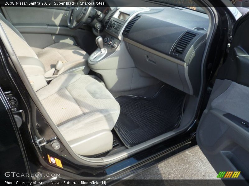 Super Black / Charcoal/Steel 2008 Nissan Sentra 2.0 S