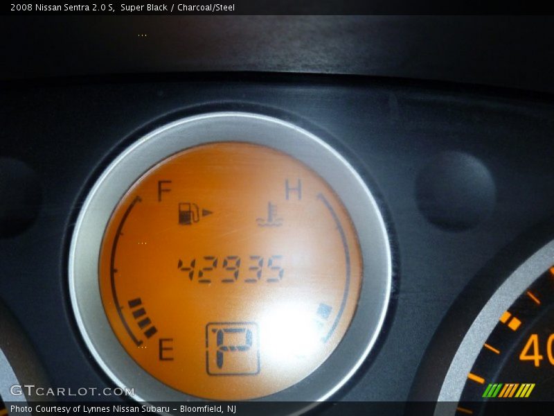 Super Black / Charcoal/Steel 2008 Nissan Sentra 2.0 S
