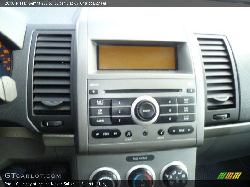 Super Black / Charcoal/Steel 2008 Nissan Sentra 2.0 S