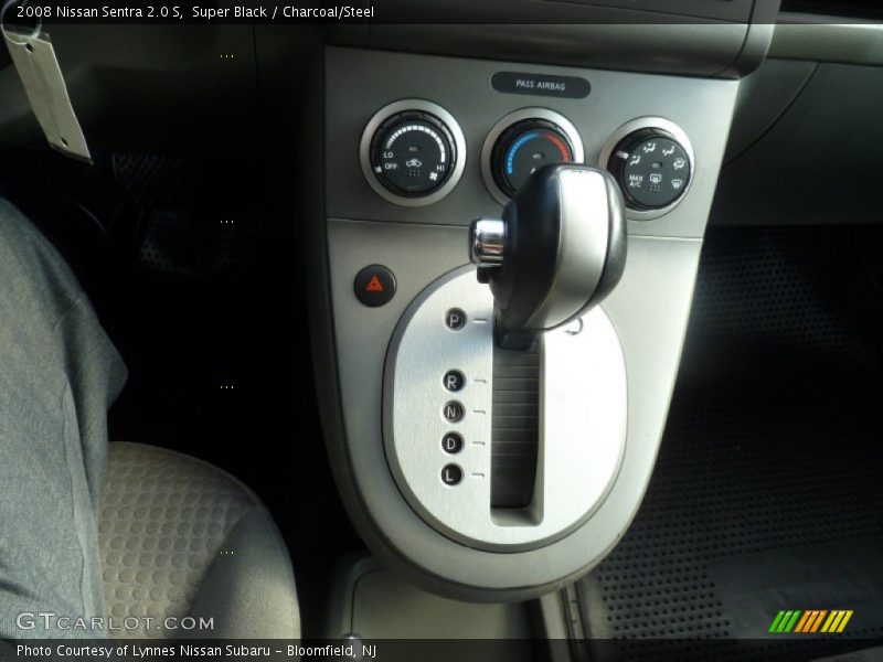 Super Black / Charcoal/Steel 2008 Nissan Sentra 2.0 S