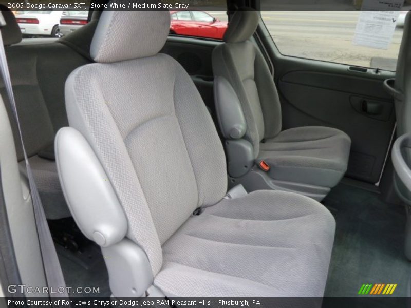Stone White / Medium Slate Gray 2005 Dodge Caravan SXT
