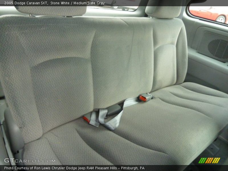 Stone White / Medium Slate Gray 2005 Dodge Caravan SXT