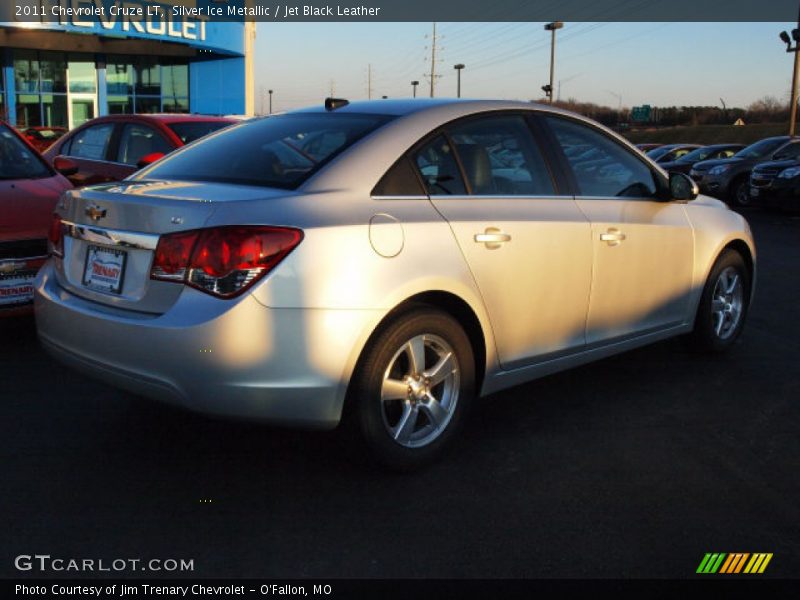 Silver Ice Metallic / Jet Black Leather 2011 Chevrolet Cruze LT