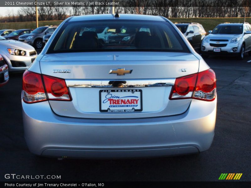 Silver Ice Metallic / Jet Black Leather 2011 Chevrolet Cruze LT
