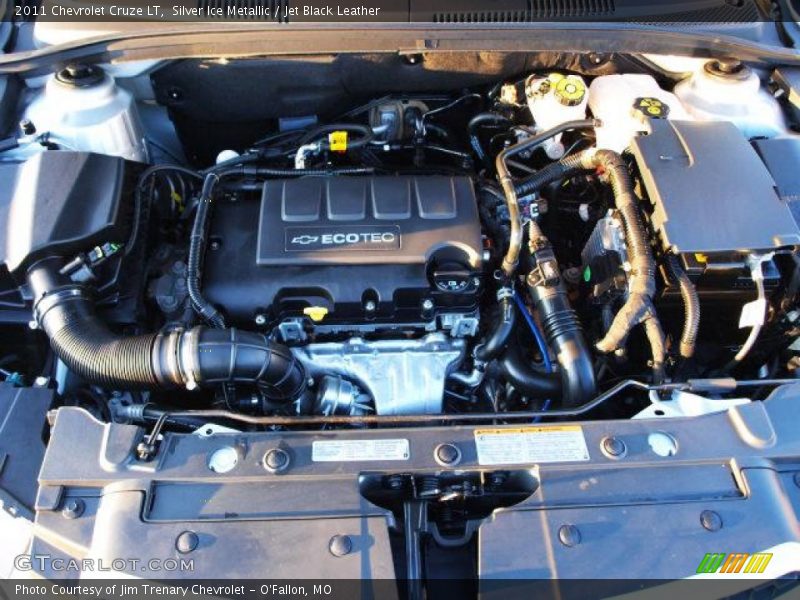 Silver Ice Metallic / Jet Black Leather 2011 Chevrolet Cruze LT