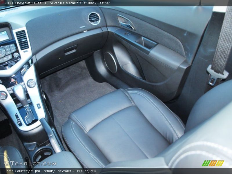 Silver Ice Metallic / Jet Black Leather 2011 Chevrolet Cruze LT
