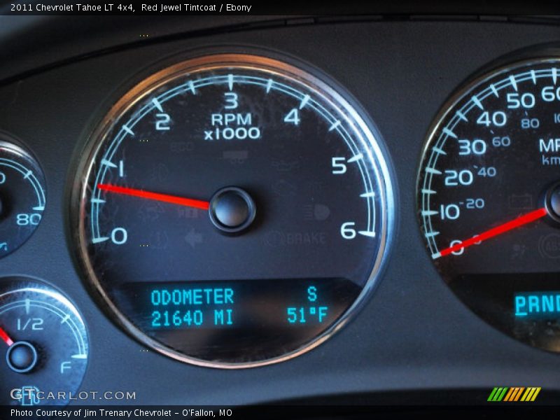 Red Jewel Tintcoat / Ebony 2011 Chevrolet Tahoe LT 4x4