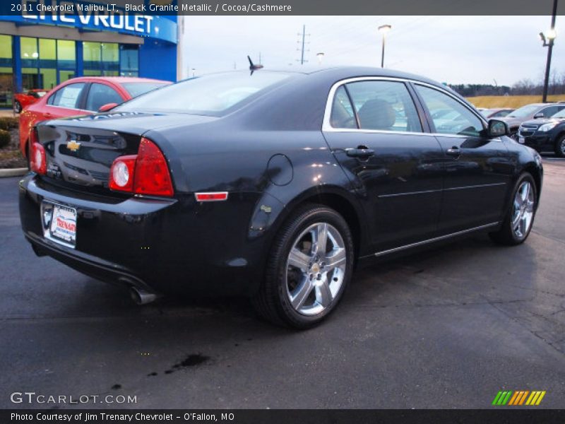 Black Granite Metallic / Cocoa/Cashmere 2011 Chevrolet Malibu LT
