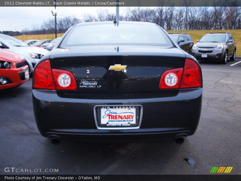 Black Granite Metallic / Cocoa/Cashmere 2011 Chevrolet Malibu LT