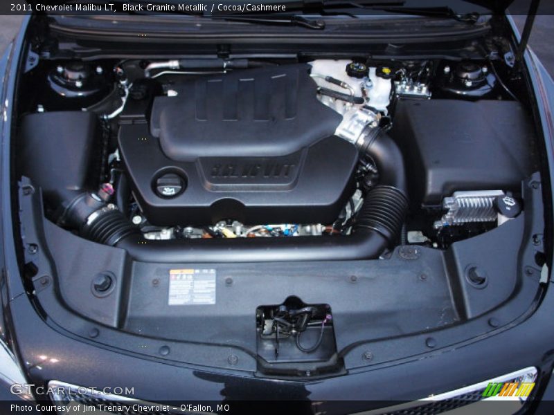 Black Granite Metallic / Cocoa/Cashmere 2011 Chevrolet Malibu LT