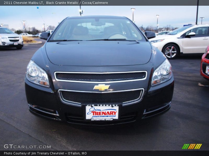 Black Granite Metallic / Cocoa/Cashmere 2011 Chevrolet Malibu LT