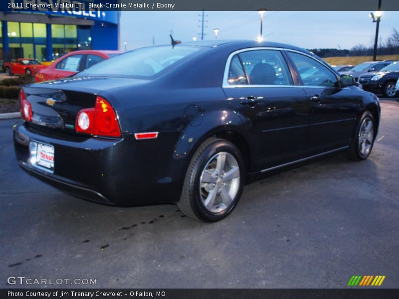 Black Granite Metallic / Ebony 2011 Chevrolet Malibu LT