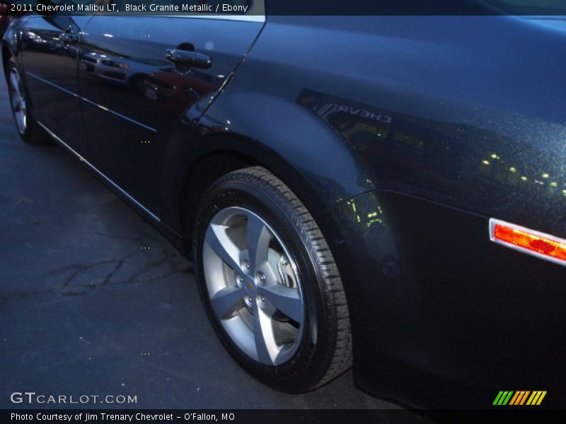 Black Granite Metallic / Ebony 2011 Chevrolet Malibu LT