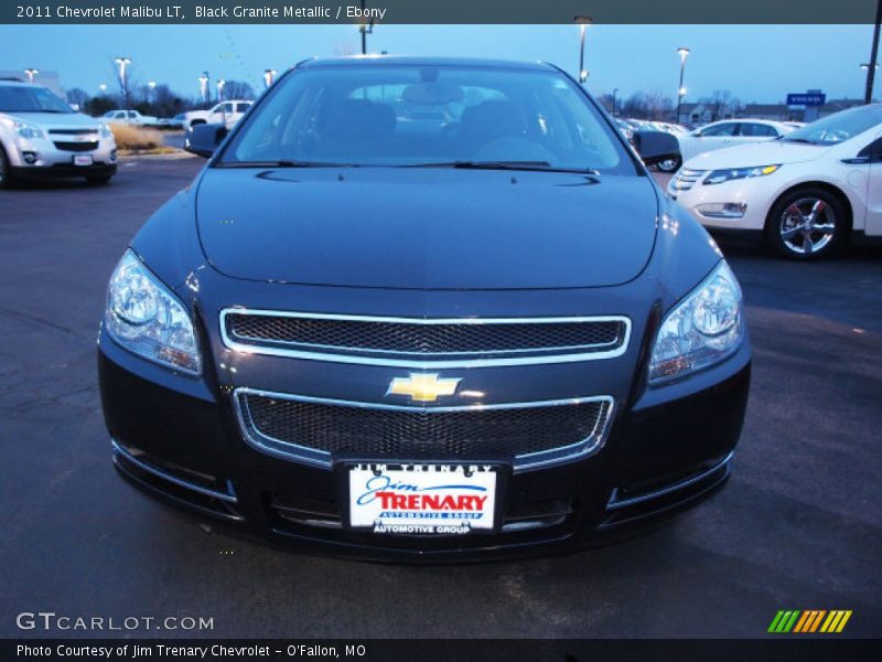 Black Granite Metallic / Ebony 2011 Chevrolet Malibu LT