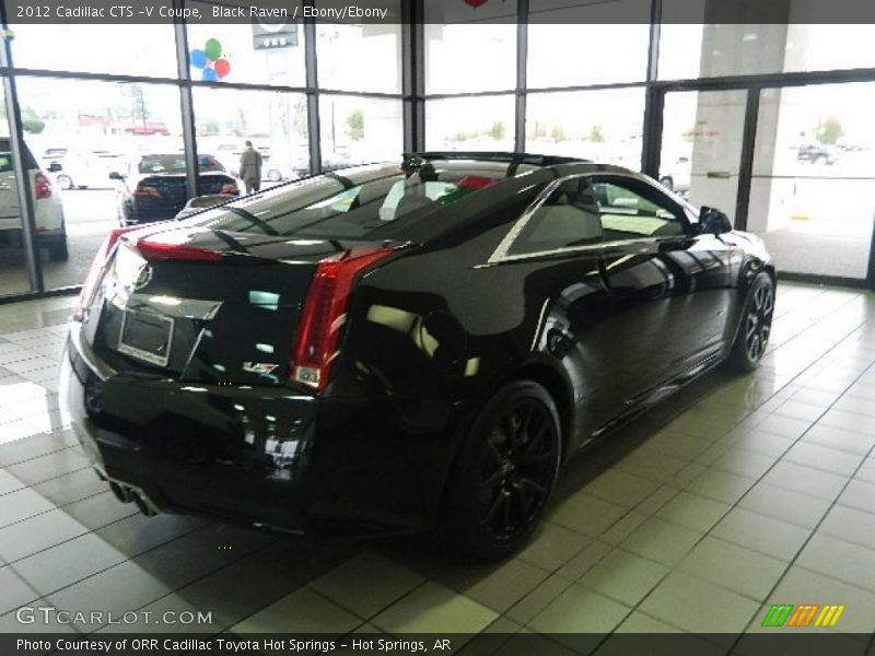 Black Raven / Ebony/Ebony 2012 Cadillac CTS -V Coupe