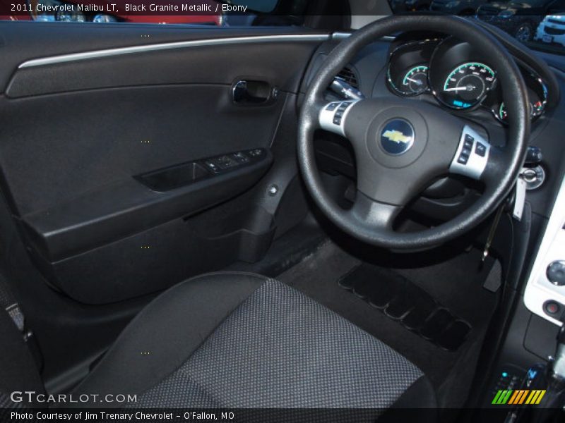 Black Granite Metallic / Ebony 2011 Chevrolet Malibu LT