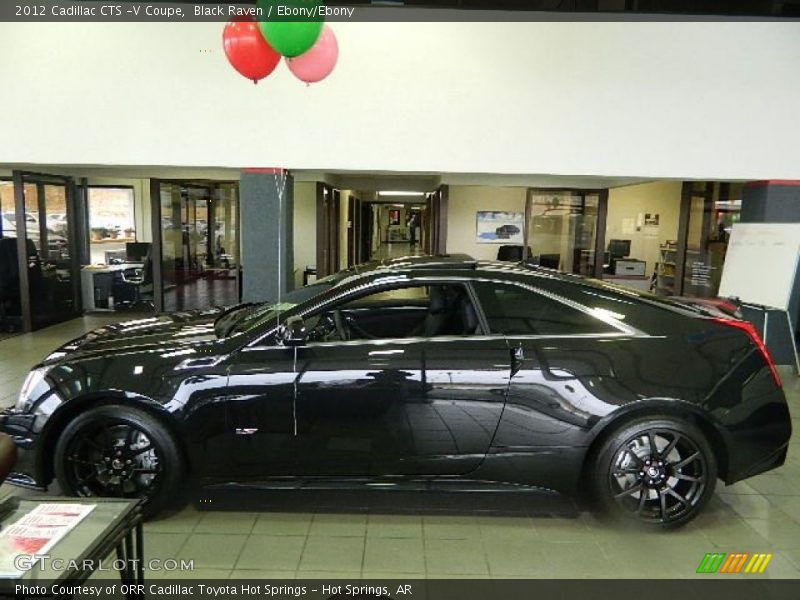 Black Raven / Ebony/Ebony 2012 Cadillac CTS -V Coupe