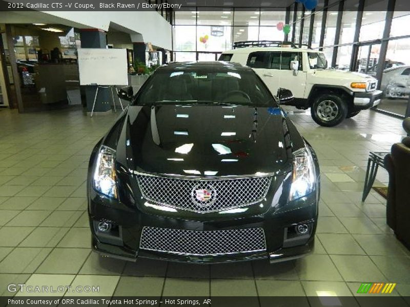 Black Raven / Ebony/Ebony 2012 Cadillac CTS -V Coupe