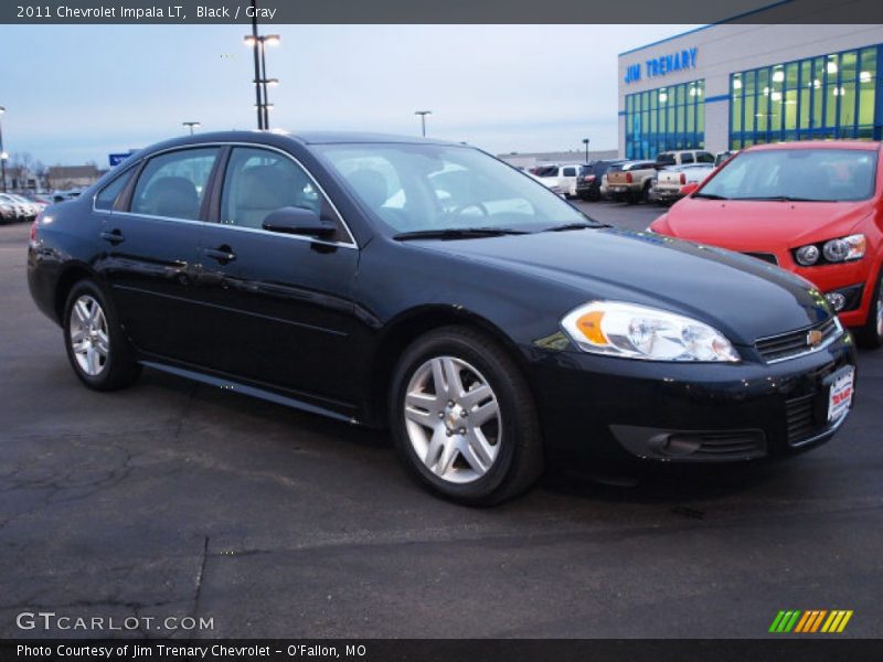 Black / Gray 2011 Chevrolet Impala LT