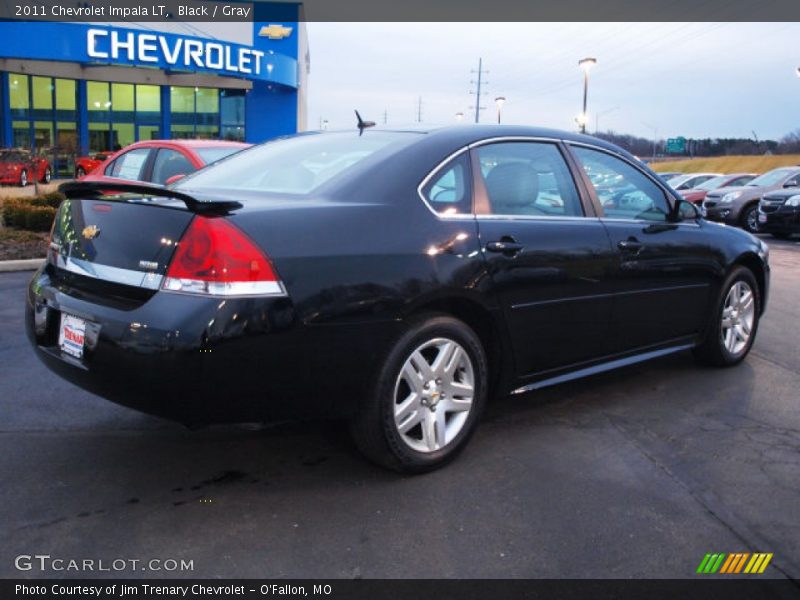 Black / Gray 2011 Chevrolet Impala LT