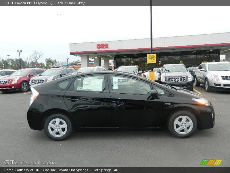 Black / Dark Gray 2011 Toyota Prius Hybrid III