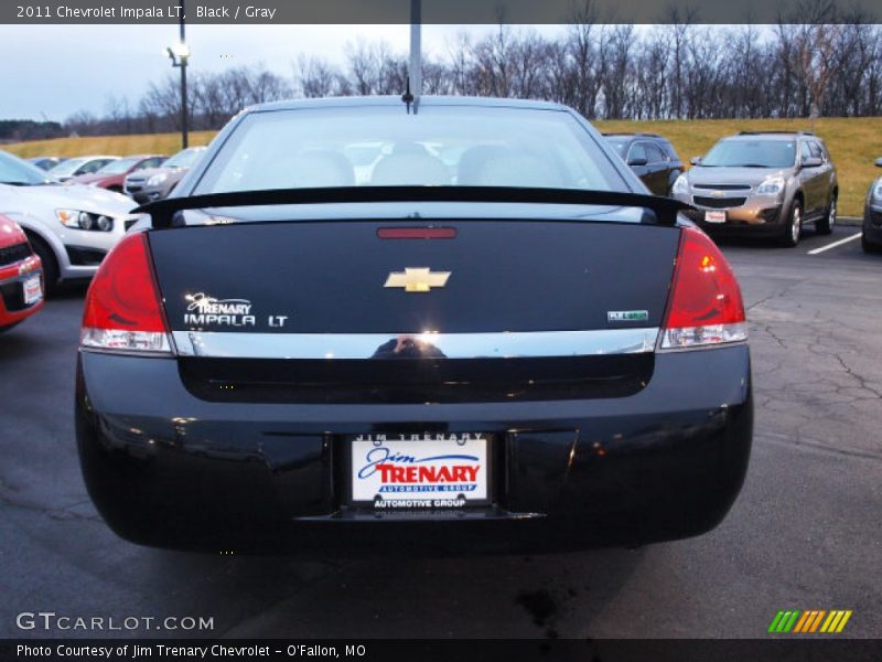 Black / Gray 2011 Chevrolet Impala LT