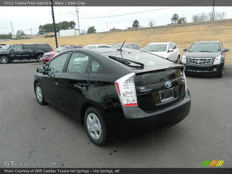 Black / Dark Gray 2011 Toyota Prius Hybrid III