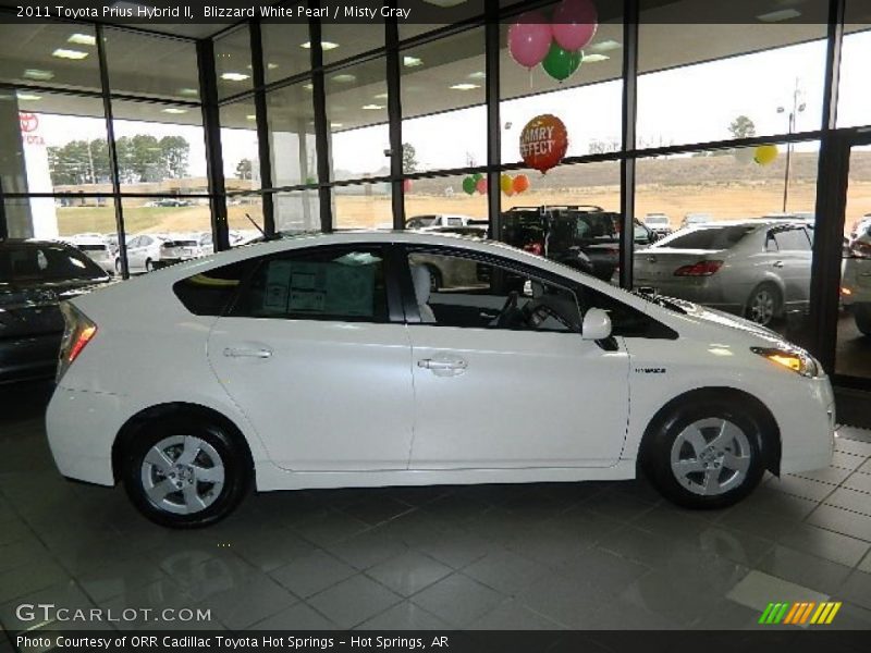 Blizzard White Pearl / Misty Gray 2011 Toyota Prius Hybrid II