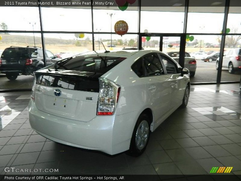 Blizzard White Pearl / Misty Gray 2011 Toyota Prius Hybrid II