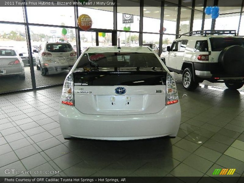Blizzard White Pearl / Misty Gray 2011 Toyota Prius Hybrid II
