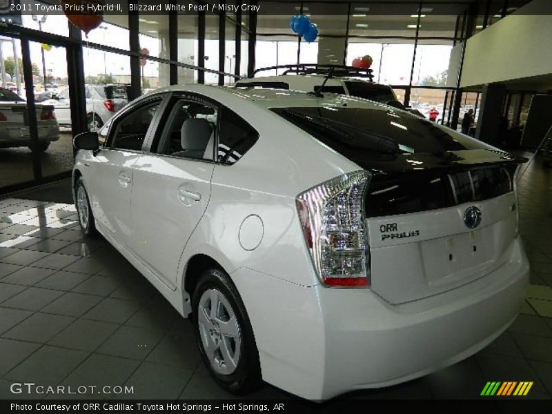 Blizzard White Pearl / Misty Gray 2011 Toyota Prius Hybrid II