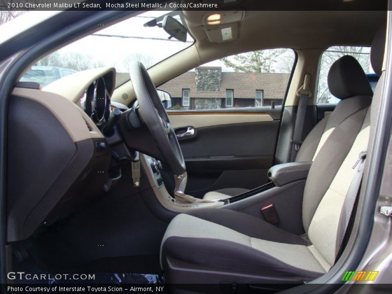 Mocha Steel Metallic / Cocoa/Cashmere 2010 Chevrolet Malibu LT Sedan