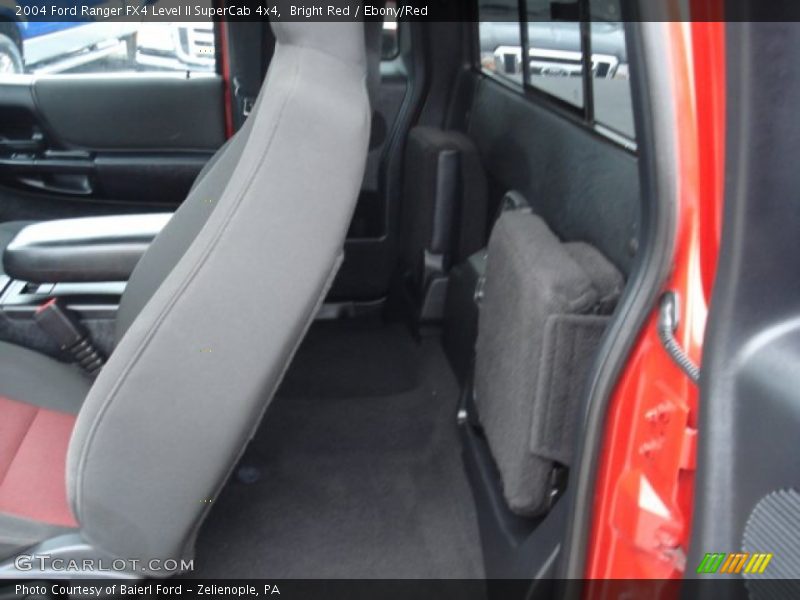 Bright Red / Ebony/Red 2004 Ford Ranger FX4 Level II SuperCab 4x4