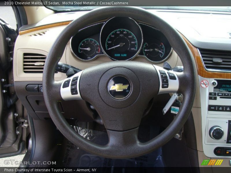 Mocha Steel Metallic / Cocoa/Cashmere 2010 Chevrolet Malibu LT Sedan