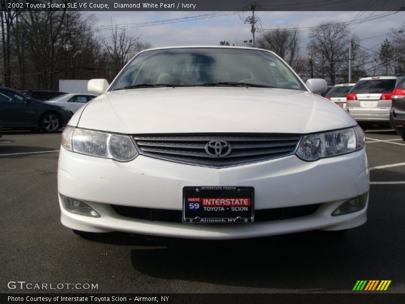 Diamond White Pearl / Ivory 2002 Toyota Solara SLE V6 Coupe