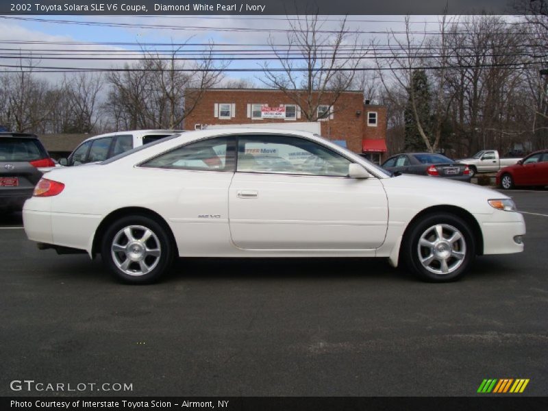 Diamond White Pearl / Ivory 2002 Toyota Solara SLE V6 Coupe