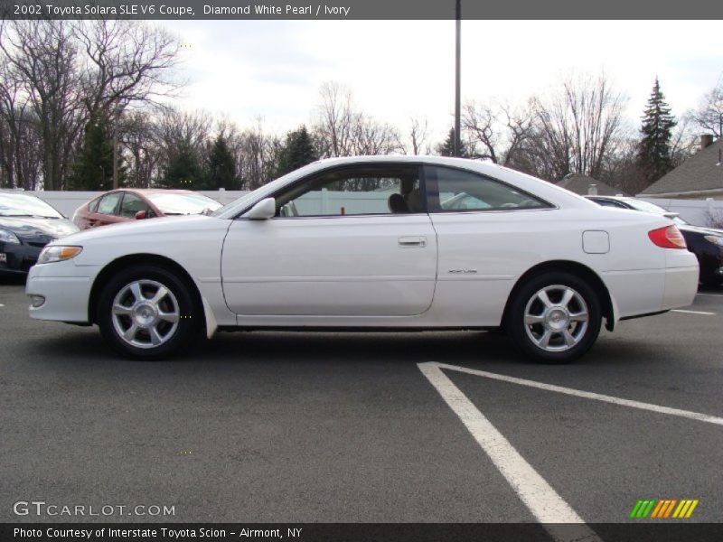 Diamond White Pearl / Ivory 2002 Toyota Solara SLE V6 Coupe