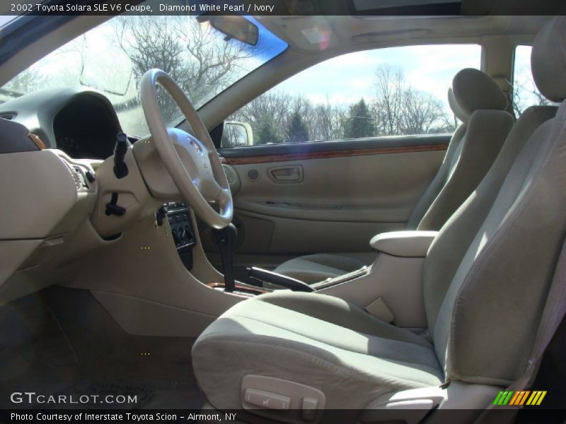 Diamond White Pearl / Ivory 2002 Toyota Solara SLE V6 Coupe