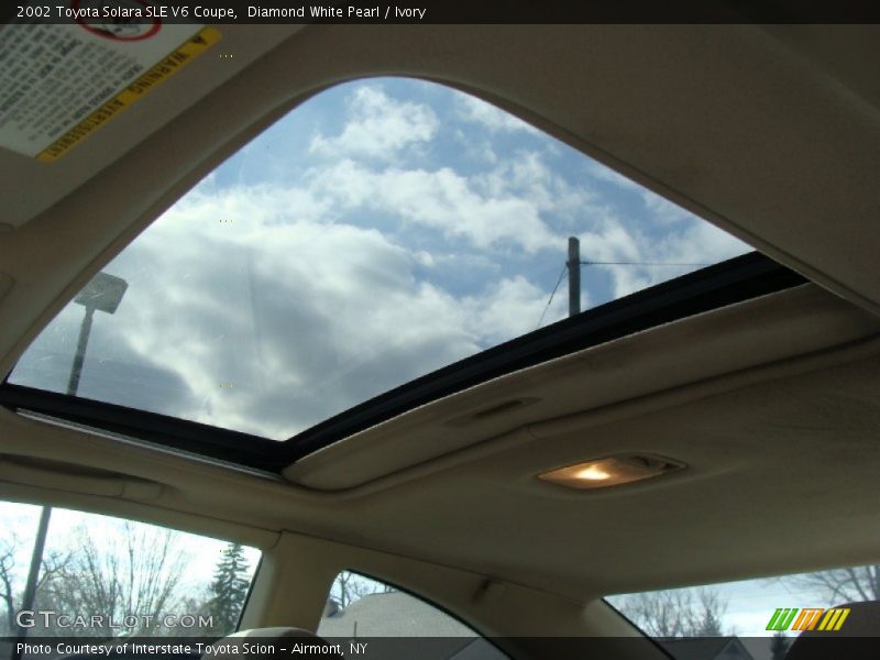Diamond White Pearl / Ivory 2002 Toyota Solara SLE V6 Coupe