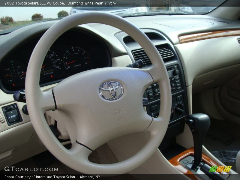 Diamond White Pearl / Ivory 2002 Toyota Solara SLE V6 Coupe